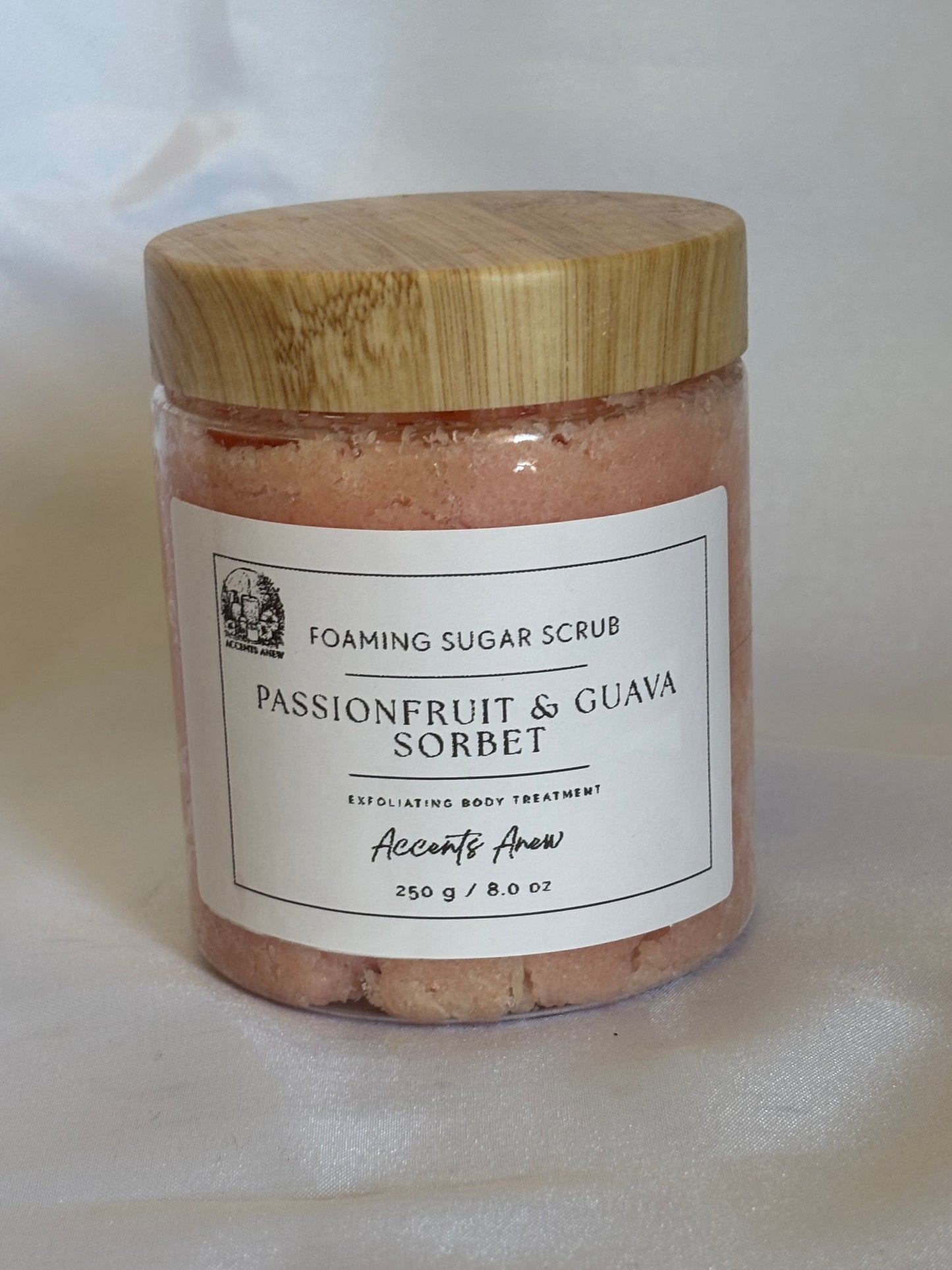 Passionfruit & Guava Foaming Sugar Scrub (250g)