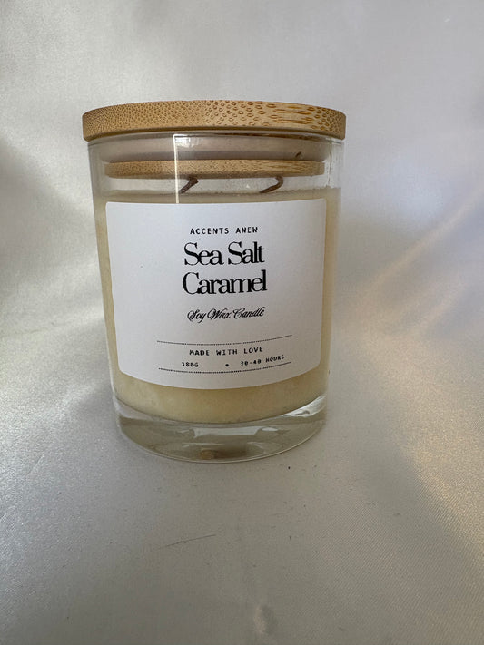 Sea Salt Caramel Candle 180g