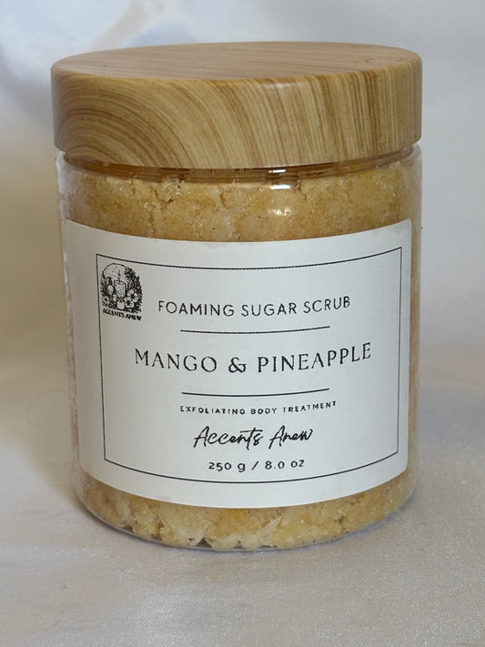 Mango & Pineapple Foaming Sugar Scrub