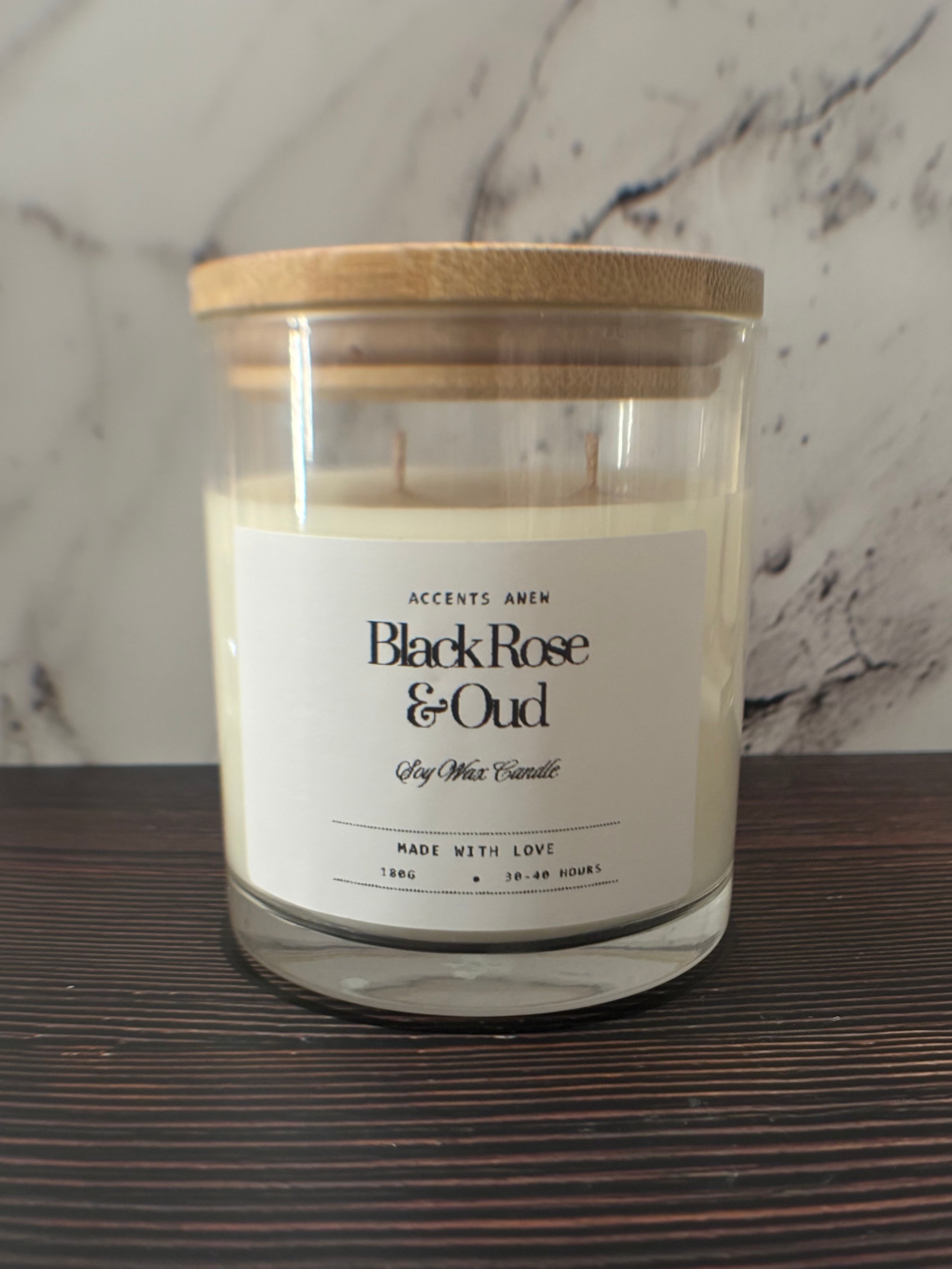 Black Rose & Oud Candle