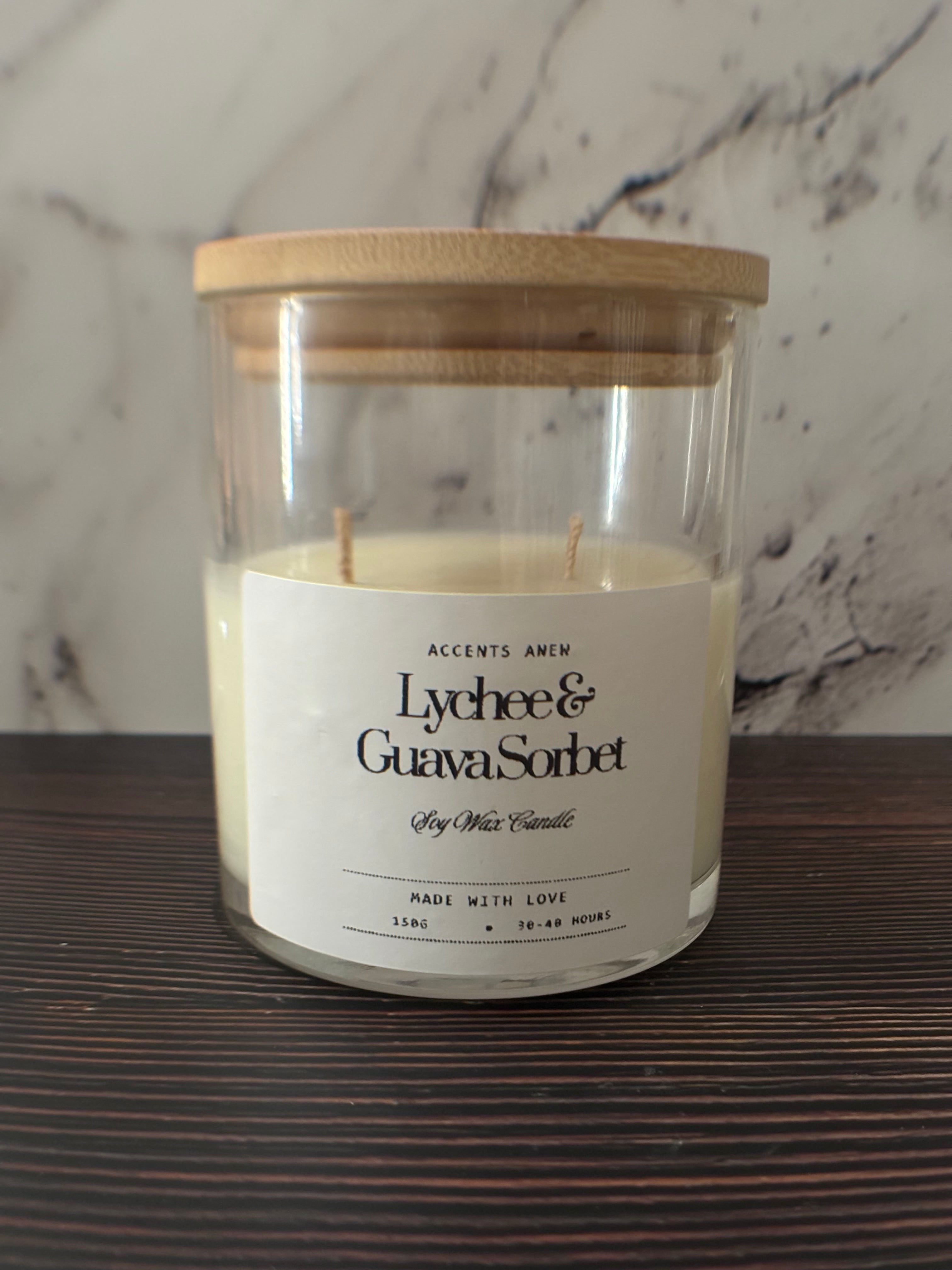 Lychee & Guava Sorbet Candle 150g