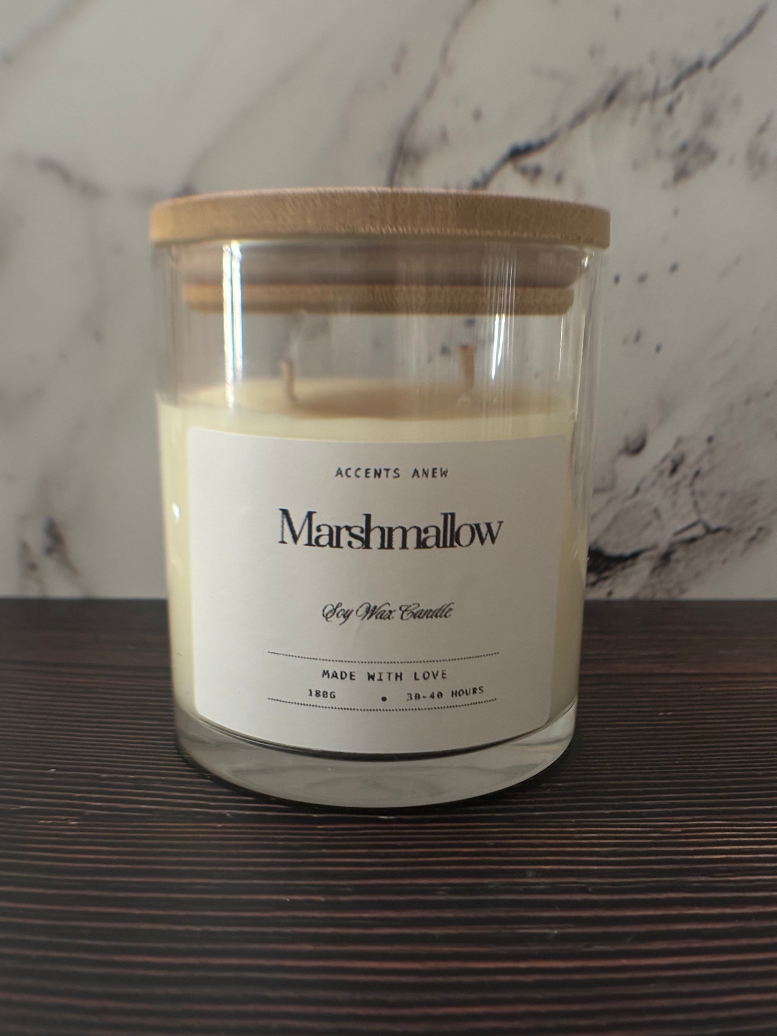 Marshmallow Candle
