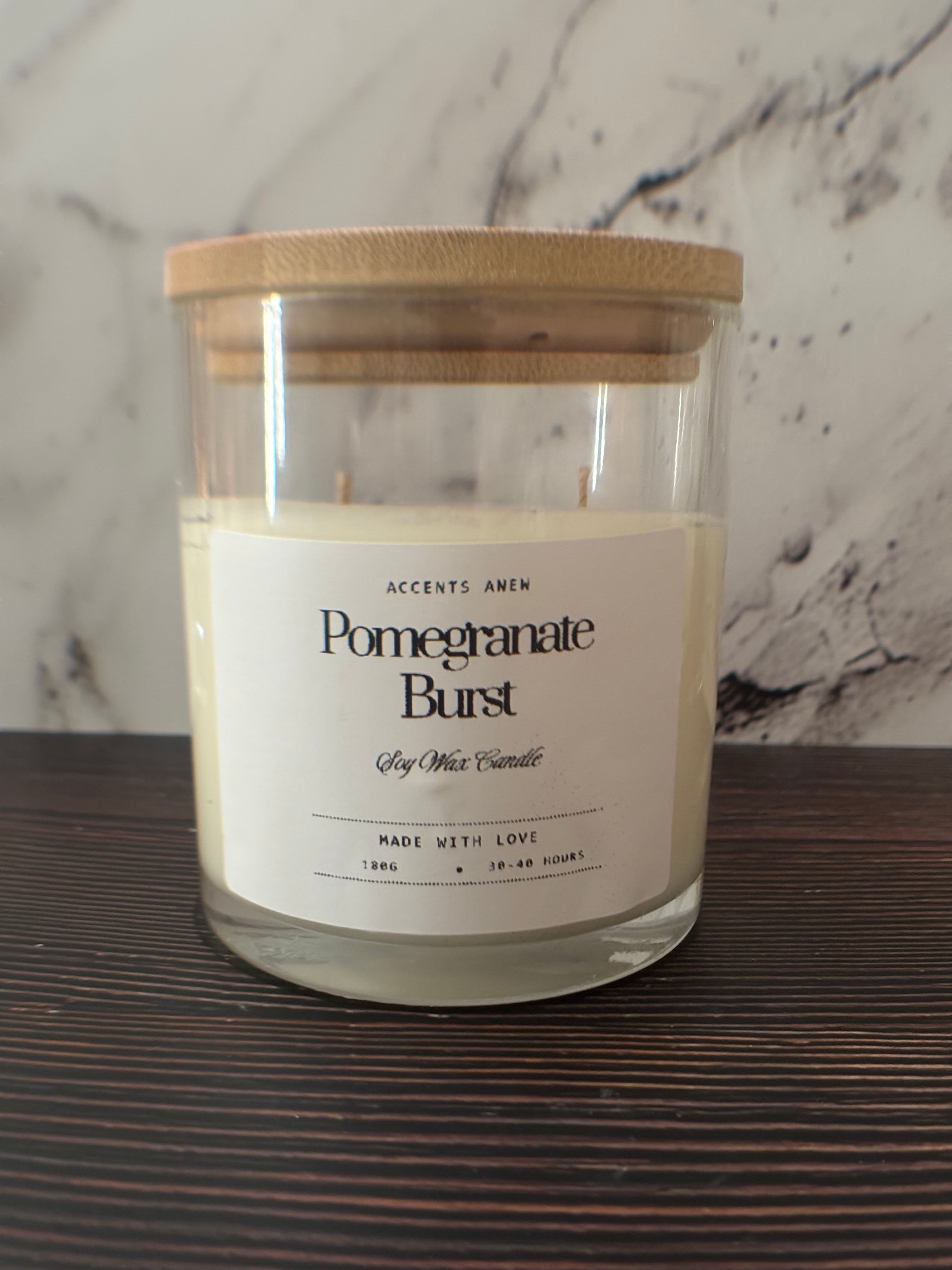 Pomegranate Burst Candle